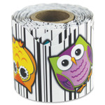 Carson Dellosa Education Colorful Owls Scalloped Border View Product Image