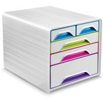 CEP Gloss Desktop Drawer Storage Unit View Product Image