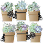 Carson Dellosa Education Simply Stylish Potted Succulents Cut-Outs View Product Image