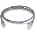 C2G 1 ft Cat6 Snagless Unshielded (UTP) Network Patch Cable (TAA) - Gray View Product Image