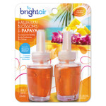 BRIGHT Air Electric Scented Oil Air Freshener Refill, Hawaiian Blossoms and Papaya, 2/Pack View Product Image