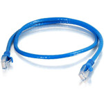 C2G 1 ft Cat6 Snagless Unshielded (UTP) Network Patch Cable (TAA) - Blue View Product Image