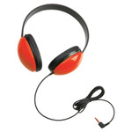 Califone Childrens Stereo Headphone Lightweight RED View Product Image