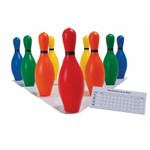 Champion Sports Multi-Color Plastic Bowling Pin Set View Product Image