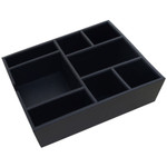 Dacasso Classic Black Leather Condiment Tray View Product Image