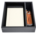 Dacasso Black Leather Junior Pad Organizer View Product Image