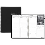House of Doolittle Weekly Planner with Black and White Photos, 11 x 8.5, Black, 2021 View Product Image