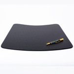 Dacasso Black Leatherette 17" x 14" Conference Pad for Round Table View Product Image