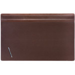Dacasso Chocolate Brown Leather 38" x 24" Top-Rail Desk Pad View Product Image