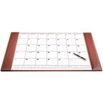 Dacasso Rustic Brown Leather Desk Pad with 2022 Calendar Insert, 34 x 20 View Product Image