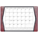 Dacasso Burgundy Leather Desk Pad with 2022 Calendar Insert, 25.5 x 17.25 View Product Image