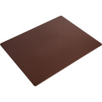 Dacasso Chocolate Brown Leatherette 24" x 19" Desk Mat without Rails View Product Image
