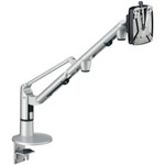 Novus LiftTEC&reg; II adjustable height Monitor Arm with system clamp, grommet, & Drill Screw mounts, 17 lbs capacity View Product Image