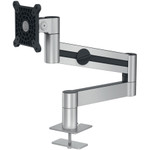 DURABLE Desk Mount for Monitor, Curved Screen Display - Silver View Product Image