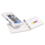 Avery Mini Size Durable View Binder with Round Rings, 3 Rings, 0.5" Capacity, 8.5 x 5.5, White View Product Image