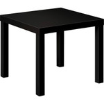 HON Laminate Occasional Table, 24w x 24d x 20h, Black View Product Image