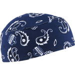 Chill-Its 6630 Navy Western Skull Cap - Terry Cloth View Product Image