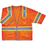 GloWear 8346Z Two-Tone Hi-Vis Class 3 Surveyor Vest View Product Image