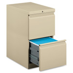 HON Mobile File/File Pedestal, 15w x 20d x 28h, Putty View Product Image