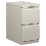 HON Mobile File/File Pedestal, 15w x 20d x 28h, Gray View Product Image