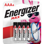 Energizer Max Alkaline AAA Batteries View Product Image