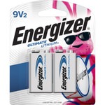 Energizer Ultimate Lithium 9V Batteries, 2/Pack View Product Image