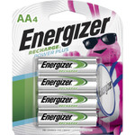 Energizer Recharge NiMH AA Batteries View Product Image