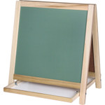 Flipside Chalkboard/Magnetic Board Table Easel View Product Image