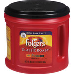 Folgers&reg; Canister Classic Roast Coffee Ground View Product Image
