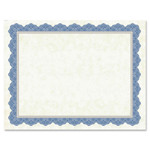 Geographics Drama Blue Border Blank Certificates View Product Image