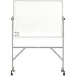 Ghent Hygienic Porcelain Mobile Whiteboard with Aluminum Frame View Product Image