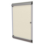 Ghent Silhouette Enclosed with 185 Ivory Vinyl Tackboard View Product Image