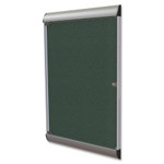 Ghent Silhouette Enclosed with 183 Ebony Vinyl Tackboard View Product Image