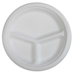 Genuine Joe 3-compartment Disposable Plates View Product Image
