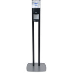 PURELL ES6 Hand Sanitizer Floor Stand with Dispenser, 1,200 mL, 13.5 x 5 x 28.5, Graphite/Silver View Product Image