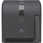 Georgia Pacific Hygienic Push-Paddle Roll Towel Dispenser, 13 x 10 x 14.4, Black View Product Image