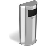 HLS Commercial 9-Gallon Half-Round Side-Entry Trash Can View Product Image