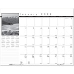 House of Doolittle Black and White Calendar Desk Pads View Product Image