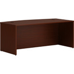 HON Mod Bow Front Desk, 72" x 36" x 29", Traditional Mahogany View Product Image