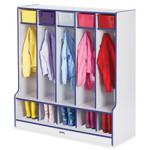 Jonti-Craft Rainbow Accents Step 5 Section Locker View Product Image