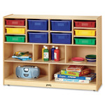 Jonti-Craft Colored Bins Combo Mobile Storage Unit View Product Image