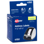 Avery Multipurpose Thermal Labels, 1.13 x 3.5, White, 130/Roll, 2 Rolls/Pack View Product Image