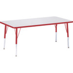 Jonti-Craft Berries Elementary Height Color Edge Rectangular Table View Product Image