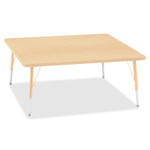 Jonti-Craft Berries Elementary Height Maple Top/Edge Square Table View Product Image