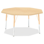 Jonti-Craft Berries Elementary Height Maple Top/Edge Octagon Table View Product Image