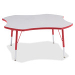 Jonti-Craft Berries Elementary Height Prism Four-Leaf Table View Product Image