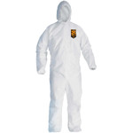 KleenGuard A30 Coveralls - Zipper Front with 1" Flap, Elastic Back, Wrists, Ankles & Hood View Product Image