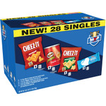 Kellogg's MVP Singles Variety Pack, Cheez-it Original/White Cheddar; Pringles Original; Rice Krispies Treats, 28.1 oz, 28/Box KEB11461 View Product Image