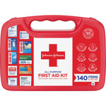 Johnson & Johnson Red Cross All-Purpose First Aid Kit, 140-Pieces, Plastic Case View Product Image