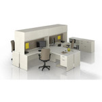 Lacasse Concept 300 Pedestal Desk - 2-Drawer View Product Image